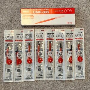 Uni-Ball One Pen 0.38 mm Red Refill